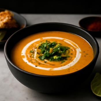 10-Minute Creamy Pumpkin Coconut Soup