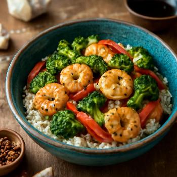 10-Minute Garlic Shrimp Stir-Fry