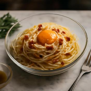 10-Minute Instant Carbonara Pasta