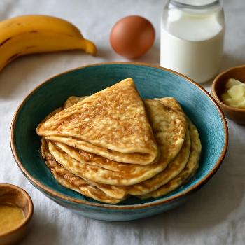 10 Minute Kid-Friendly Banana Crepes