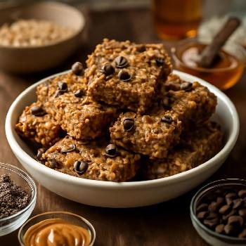 10-Minute Peanut Butter Chocolate Chip Energy Bars