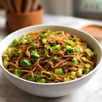 10-Minute Peanut Soba Noodle Stir-Fry