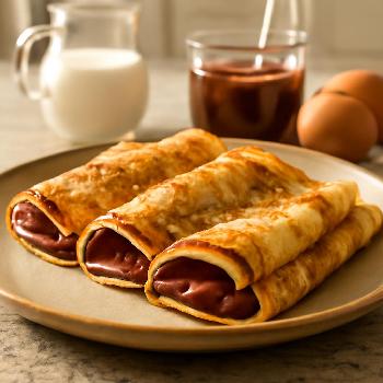 3-Ingredient Nutella Crepes