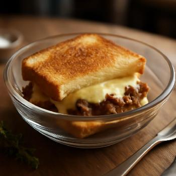 5-Minute Cheesy Beef Burger Melt