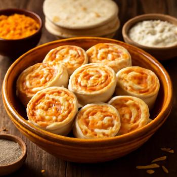 Cheesy Ham Pinwheels: Ready in 10 Minutes!