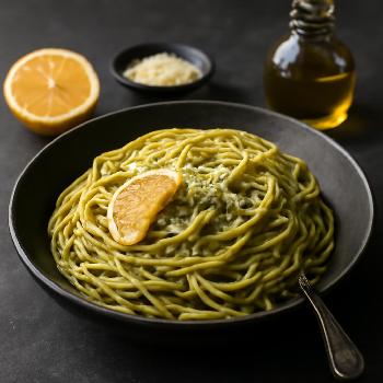 Lemon Pesto Pasta Perfection in 10 Minutes