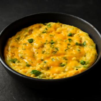 Microwave Cheese Omelet - Ready in Minutes!