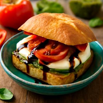 Quick Caprese Melt