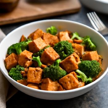 Quick Peanut Tofu Stir-Fry
