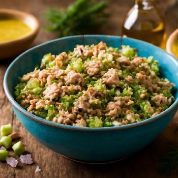 Quick Tuna & Quinoa Salad with Lemon-Dill Dressing