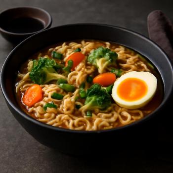 Speedy 10-Minute Chicken Ramen with Veggies