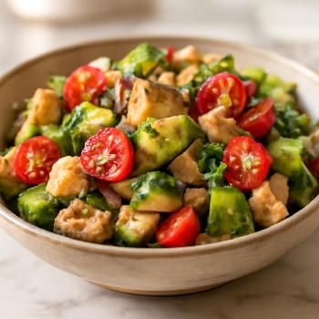 Speedy Chicken Avocado Salad