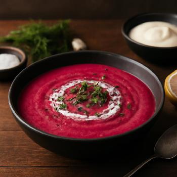 Speedy Chilled Beet Yogurt Soup