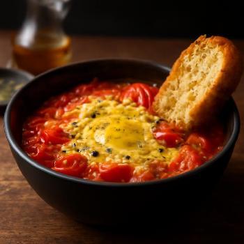 Speedy Savory Tomato Cheese Bowl