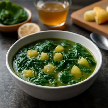 Speedy Spinach & Potato Soup