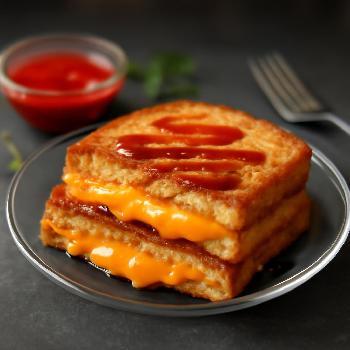 Speedy Sriracha Grilled Cheese