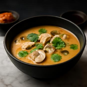 Speedy Thai Coconut Chicken Soup