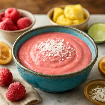 Tropical Twist Strawberry Banana Smoothie