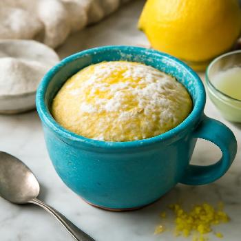 Zesty Lemon Mug Cake