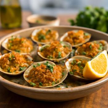 Classic Baked Clams Oreganata