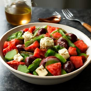 Classic Greek Salad (Horiatiki Salata)