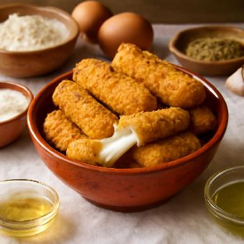 Classic Homemade Mozzarella Sticks