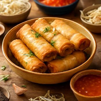 Crispy Vegetable Spring Rolls