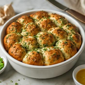 Garlic Herb Pull-Apart Bread