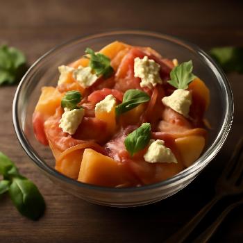 Prosciutto Wrapped Melon Bites with Feta and Basil