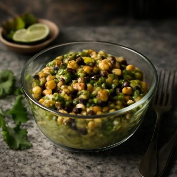 Roasted Corn and Black Bean Guacamole