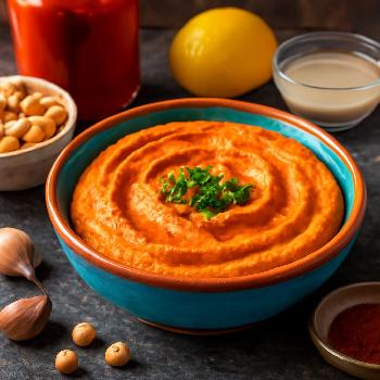 Roasted Red Pepper Hummus