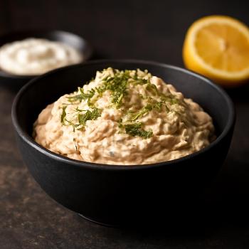 Smoked Tuna Mousse with Dill and Lemon