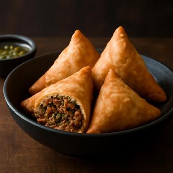 Spiced Ground Meat Samosas (Keema Samosas)