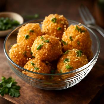 Spicy Cheddar & Jalapeño Cheese Balls