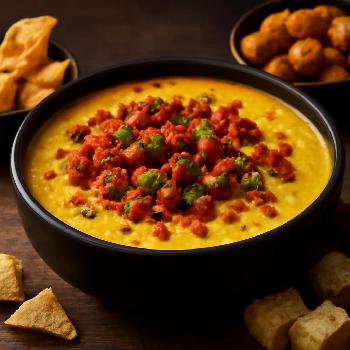 Spicy Chorizo and Cheddar Fondue