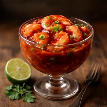 Spicy Tequila Lime Shrimp Cocktail