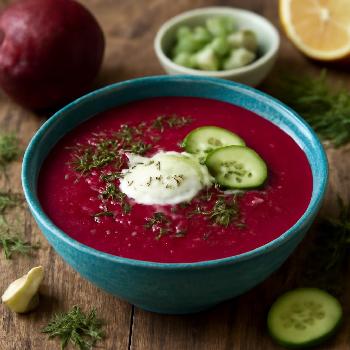 Summer Beet Bliss: A Chilled Beetroot Soup