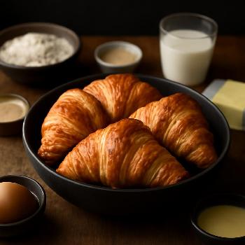 Authentic Homemade Croissants