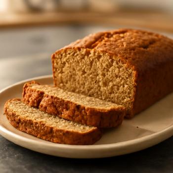 Gluten-Free Oat Flour Banana Bread