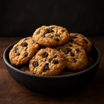 Gluten-Free Oat Flour Chocolate Chip Cookies