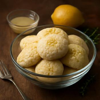 Lemon Infused Soft Sugar Drop Cookies