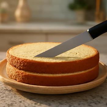 Leveling Frozen Cake Layers