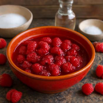 Raspberry Rose Compote