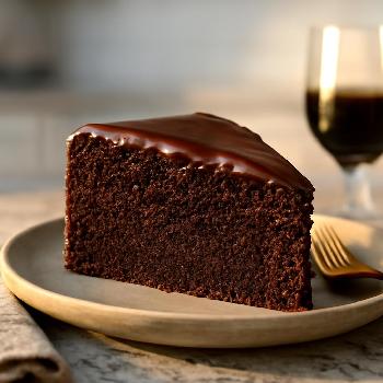 Rich Dark Chocolate Butter Cake