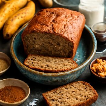 Vegan Banana Bread (Egg-Free)