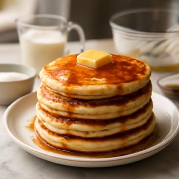 AI-Generated Fluffy Buttermilk Pancakes