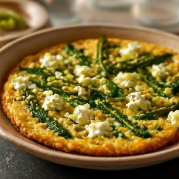 Asparagus and Goat Cheese Frittata