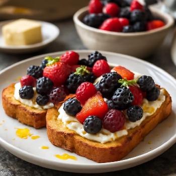 Berry Mascarpone Toast: A Luxurious Breakfast Treat