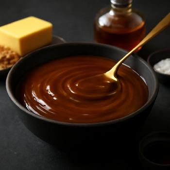 Brown Butter Bourbon Caramel Sauce