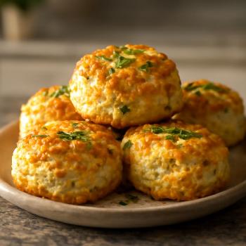 Cheddar and Chive Breakfast Biscuits